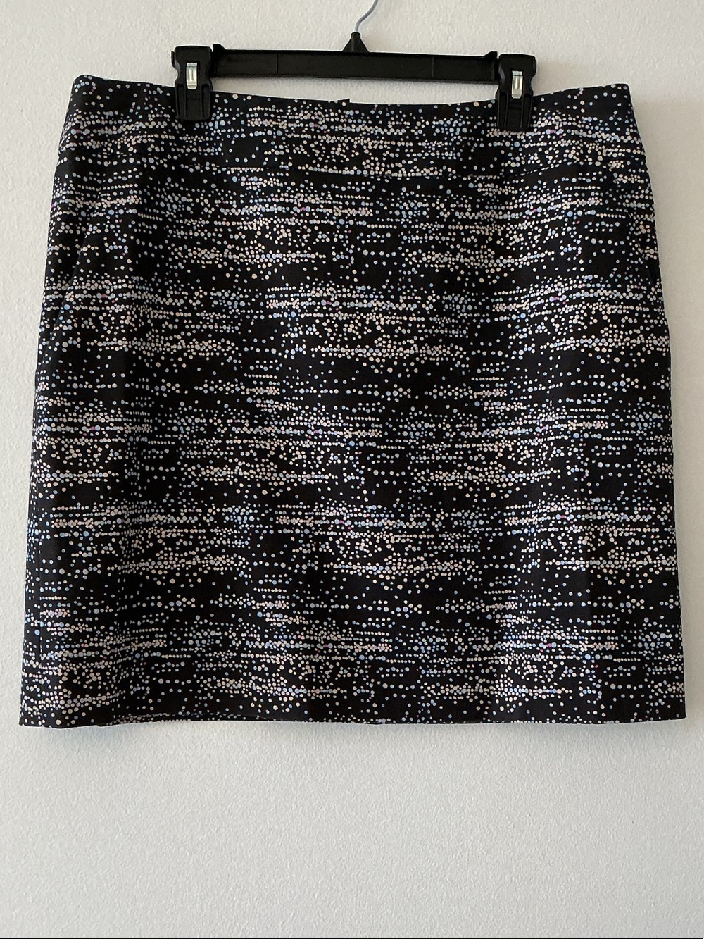 Akris A-Line Skirt Black Multi Sz 14